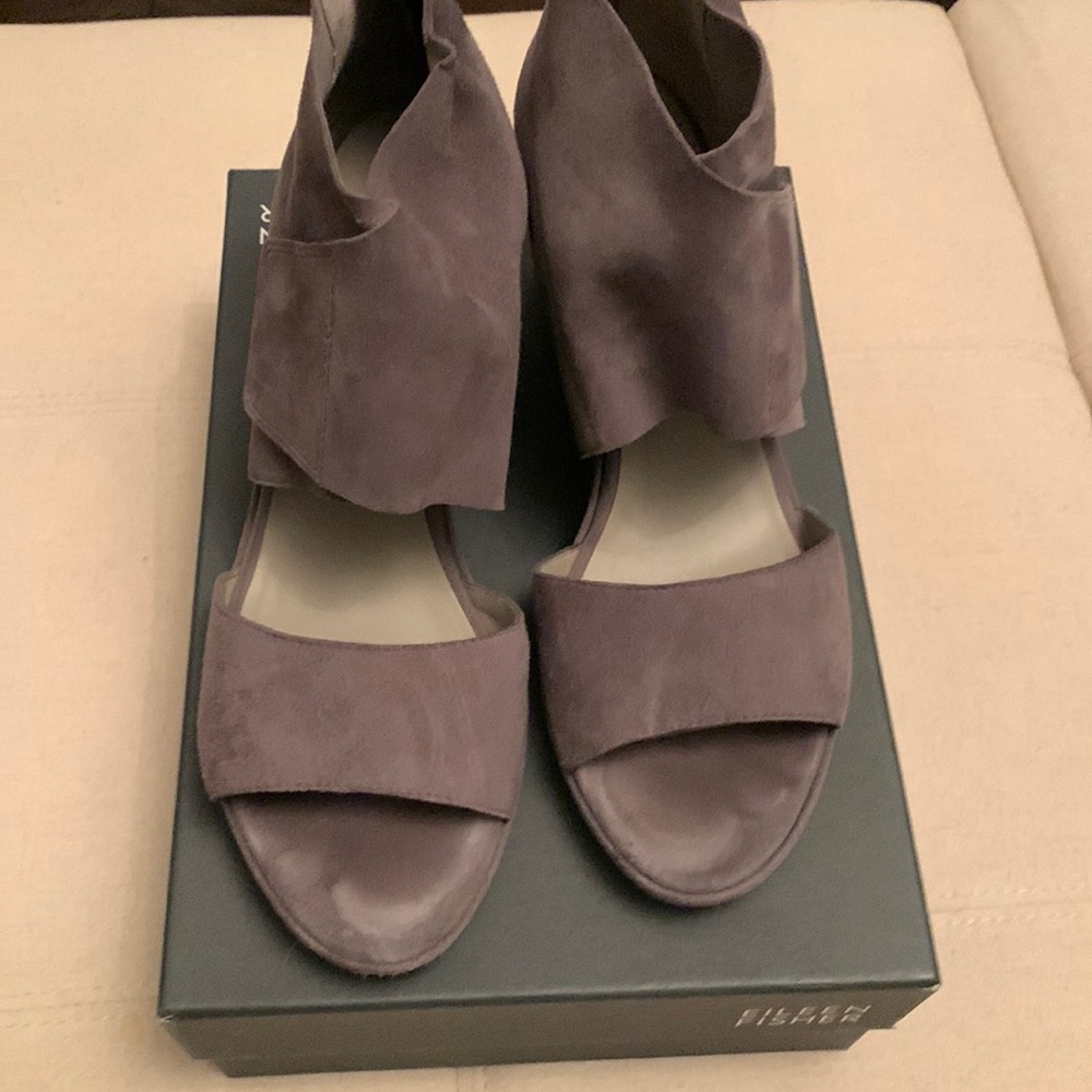 Eileen Fisher Gray Suede